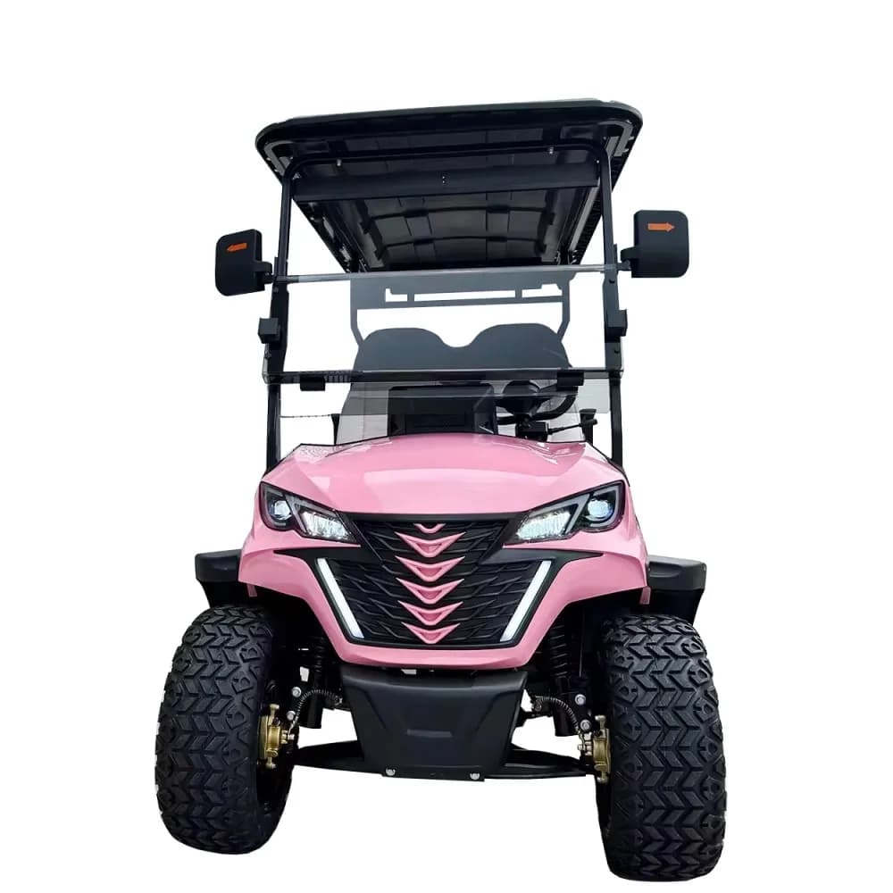 Luxury 4 Seater Off-Road Club Hunting Car Solar Panel Power System Lift 60V Lithium Battery Electric Golf Cart