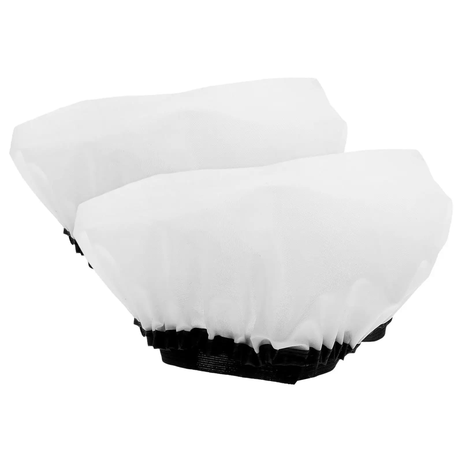 2-piece 7-inch lampshade fabric cover for soft light diffuser Photography Enlightenment Lamp Covers Durable Easy to install