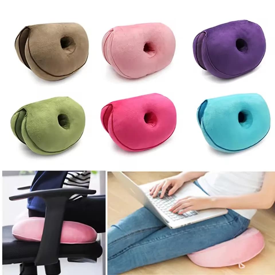 Cuscino Ortopedico Multifunzione a Doppio Comfort, Cuscino per il Pelvi in Memory Foam, Solleva Fianchi e Glutei, per Alleviare la Pressione