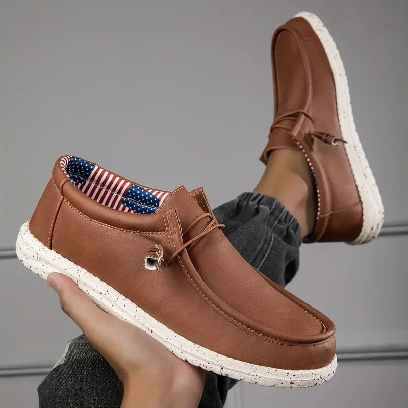 Scarpe da uomo Mocassini Scarpe vulcanizzate morbide e comode Scarpe basse Scarpe da passeggio da uomo Slip on Mocassini casual Scarpe da barca da uomo