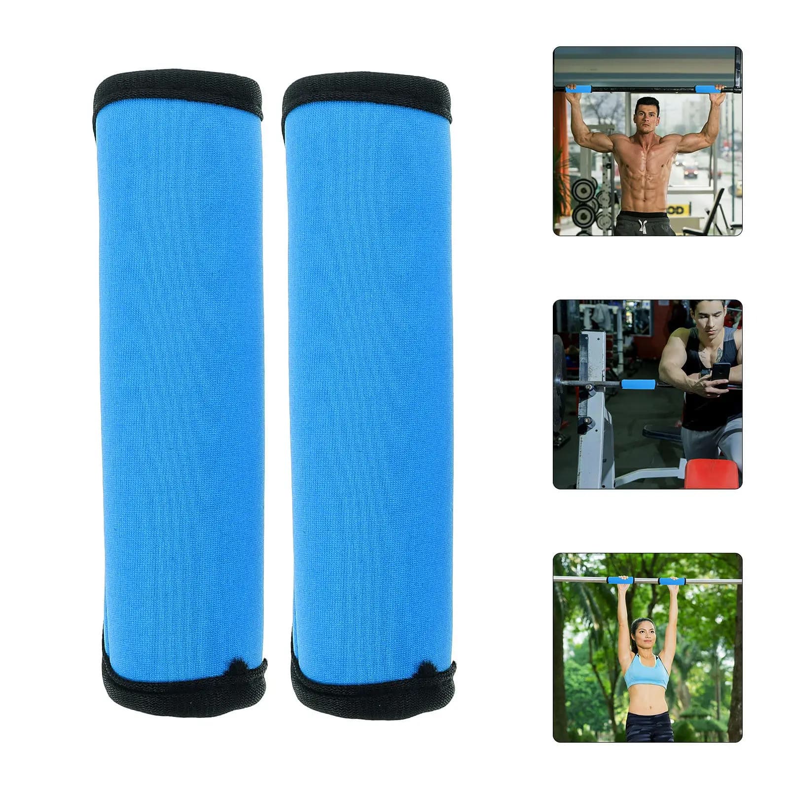Set of 2 Non-slip Bearings Stackable for Libra, Gym Accessories, Balance Covers, Covers Handles for Tractions and Manubri, Handle Bearings, for Training