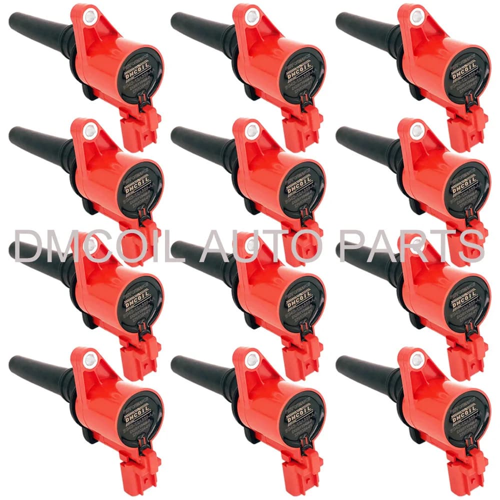 Bobina di accensione rossa ad alte prestazioni da 12 pezzi per Aston Martin DB9 Rapide Vanquish Zagato Vulcan Lagonda 6.0 V12 2010- 8G4312A366AA
