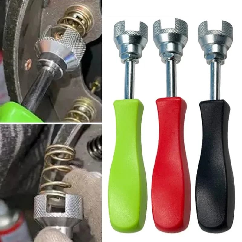 Dispositivo di rimozione dell'installatore del compressore a molla del freno a tamburo portatile Riparazione del freno a tamburo per auto Strumento di installazione Kit di riparazione per la rimozione di fissaggio delle molle