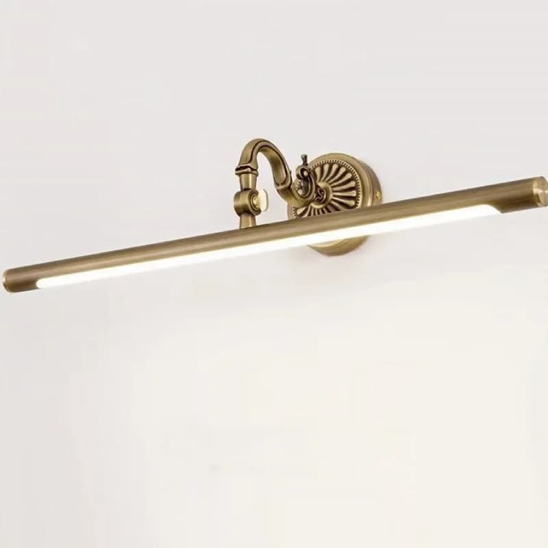 LED Full Copper Mirror Front Lamp Bathroom Wall Lamp Bathroom Lamp Retro Sink Makeup Wall Lamp
