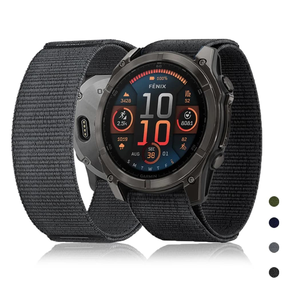 22mm 26mm cinturino per Garmin Enduro 3 cinturino in nylon Fenix E 8 7 47mm 51mm/Epix Pro Gen 2/Forerunner 965 braccialetto intrecciato Correa