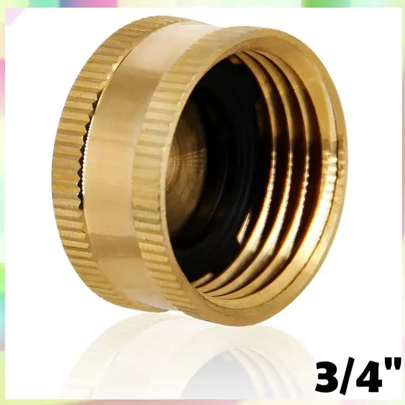 B23B 3/4 inch brass garden hose with washers, 4 pack