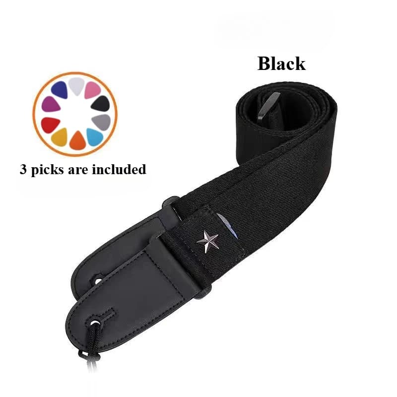 Tracolla per chitarra elettrica Cinghie per cintura per chitarra folk acustica Cinghie per chitarra Pick Pocket Accessori per chitarra, Addensare le paddle in rete