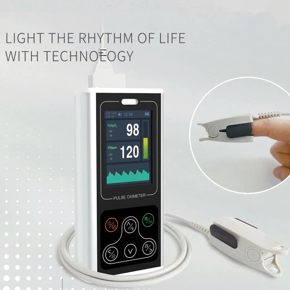 New CMS60D1 Handheld Pulse Oximeter Neonate Child Adult SpO2 PR Meter Protable Heart Rate Monitor