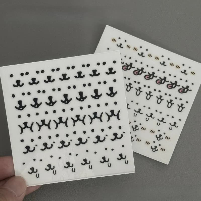Joke Bear Transfer Sticker A Cute Cartoon-style Sticker for Decorating Storage Boxes Chargers Mobile Phone Cases and Tabletops
