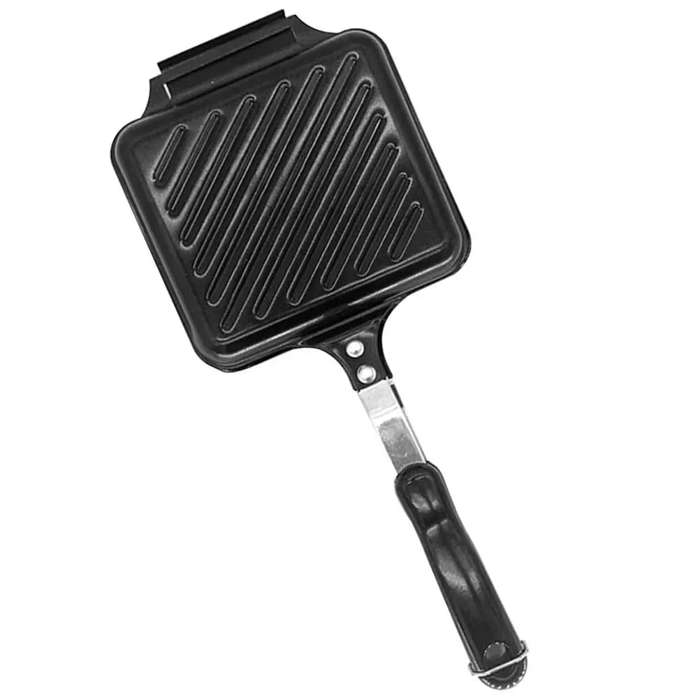 Non-Stick Breakfast Machine Sandwich Baking Pan Smooth Surface Household Bread Frying Pan Kitchen Essential for Sandwich Waffle