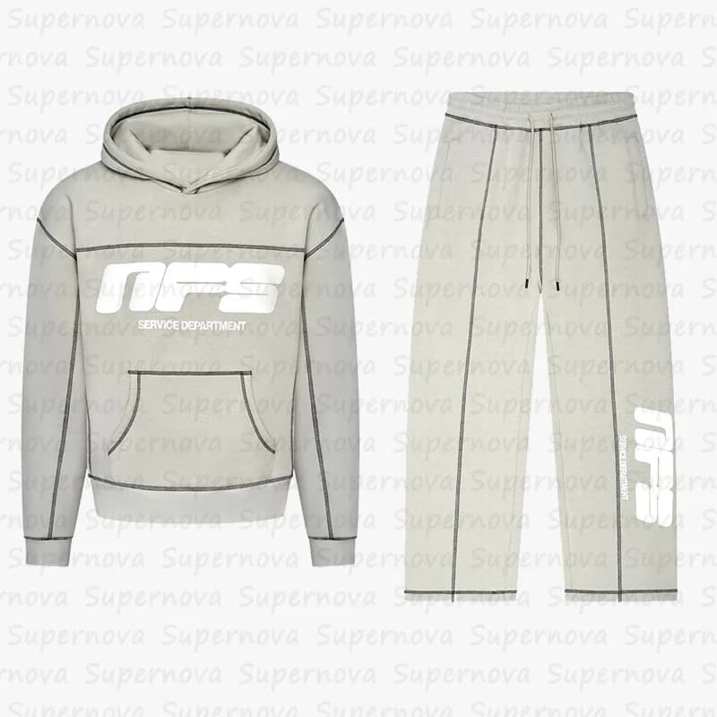 Spring and Autumn Plush Hoodie and Pants Set for Men and Women, Couple Style, Loose Casual Sportswear, Fashionable Two Piece Out