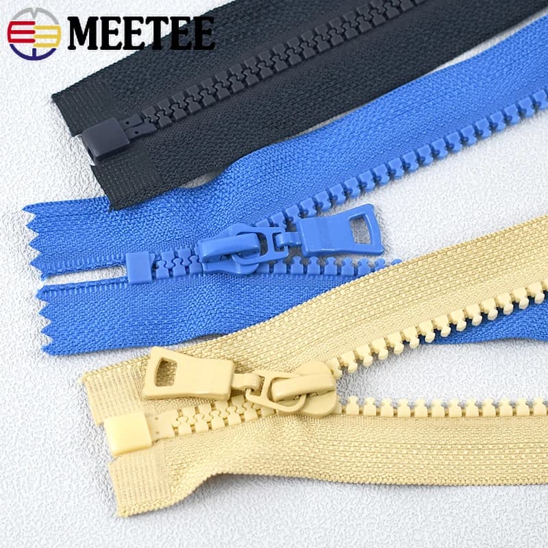5 pezzi 15-90 cm 5 # Cerniere in resina Chiusura con cerniera chiusa/apertura per borse Portafoglio Chiusura automatica Cerniera Decorazione giacca Zip Accessori per cucire