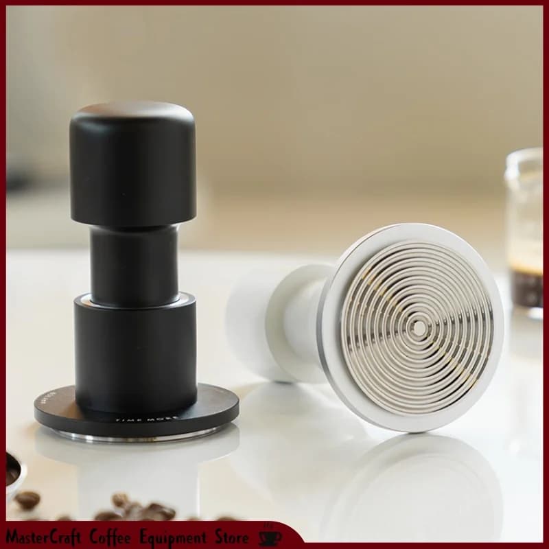 TIMEMORE Inch Punch Impact Tamper 58mm Flat Bottom Hand Tamper for Espresso Coffee Machine Professional Barista Tool