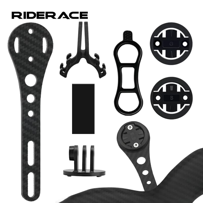 Bicycle Computer Support Carbon Fiber Bracket Road Bike Speedometer Stopper Support for Stopwatch Light Support for Igpsport Garmin Bryton
