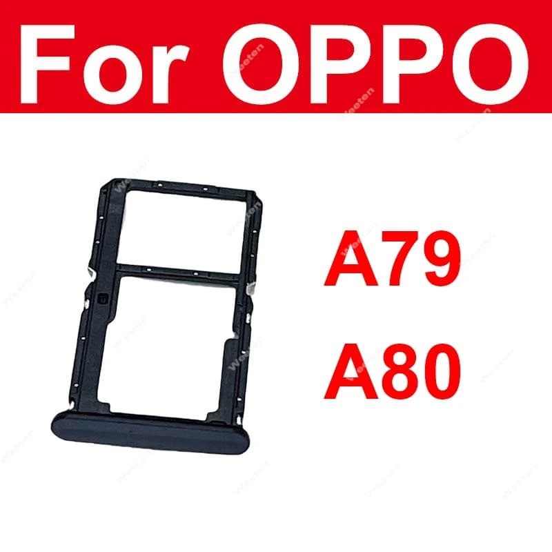 Slot per scheda SIM per OPPO A79 A80 5G 2023 CPH2557 CPH2639, vassoio porta SIM, lettore di schede SIM, supporto per scheda SIM, ricambio