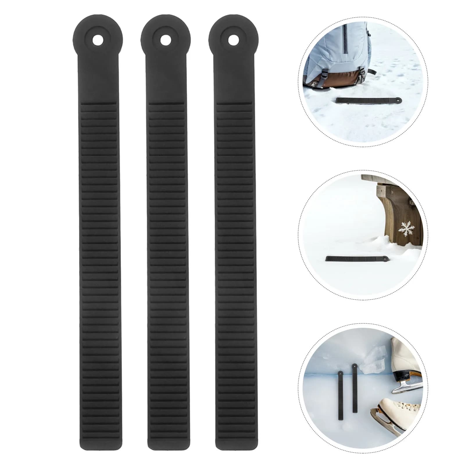 6Pcs Snowboard Binding Strap Replacement Heavy Duty Adjustable Ankle Ladder Straps Universal Ratchet Buckle Snowboard Binding