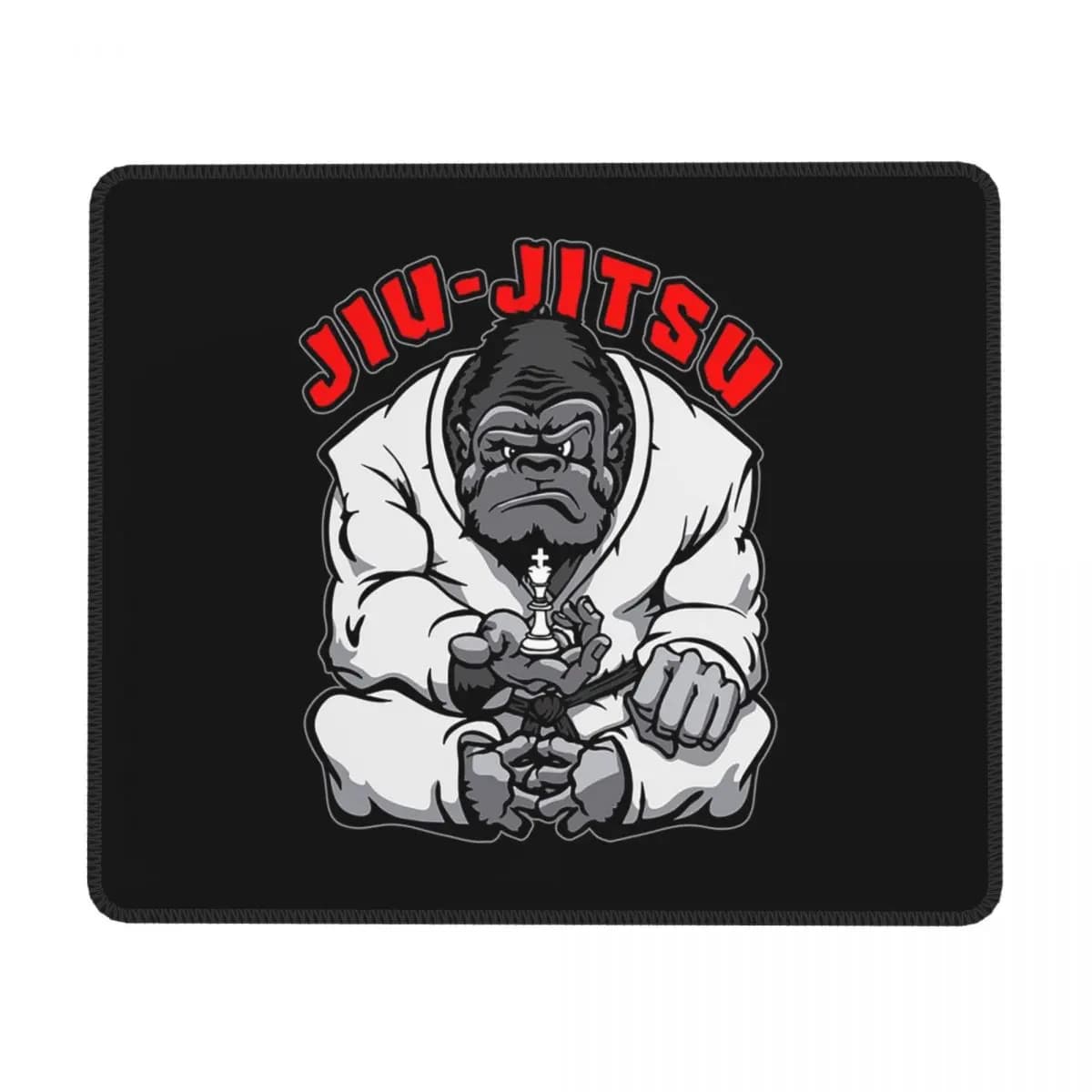 Brasile Jiu Jitsu MMA BJJ Gorilla Grappling Scacchi King Mouse Pad Tastiera del computer Tappetino per mouse Gaming Laptop Tappetino da scrivania Tappetini da tavolo