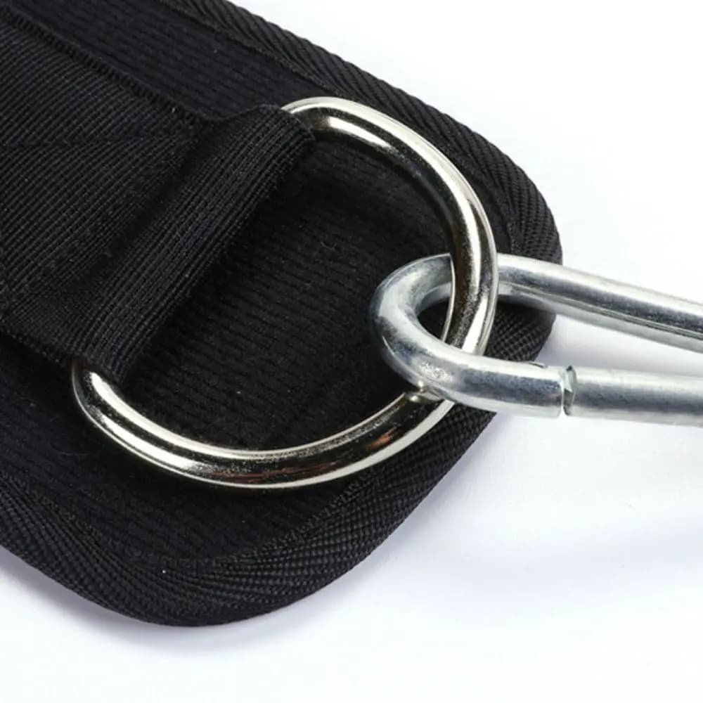 Double Layers Weighted Pull-up Belt Adjustable Thicken Weight Lifting Belt Comfortable Barbell Plates Weighted Muscle-up Belt