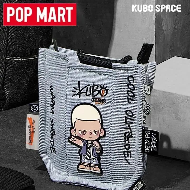 POP MART Kubo Jeans Series Mini Bag Borse a tracolla carine Accessori moda Kawaii Anime Action Figure Ornamenti Collezione Regali