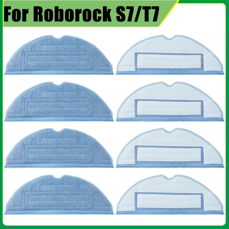 Per Roborock S7/S7+/S7 MaxV/S7 MaxV Plus/S7 MaxV Ultra/ T7S plus Robot Aspirapolvere Sostituibile Mop Panno di Pulizia Accessori