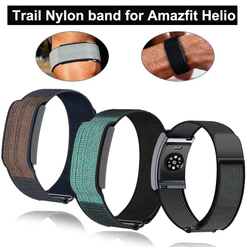Original bracelet for Amazfit Helio Strap Sports Bracelet Adjustable Nylon Trail Kit Watch Straps Amazfit Helio