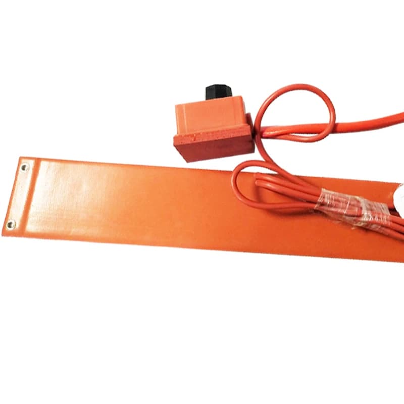 Customized Flexible Electric Heater 220V with Manual Thermostat and Resistant Nucleus, Silicone Rubber Heater Strap