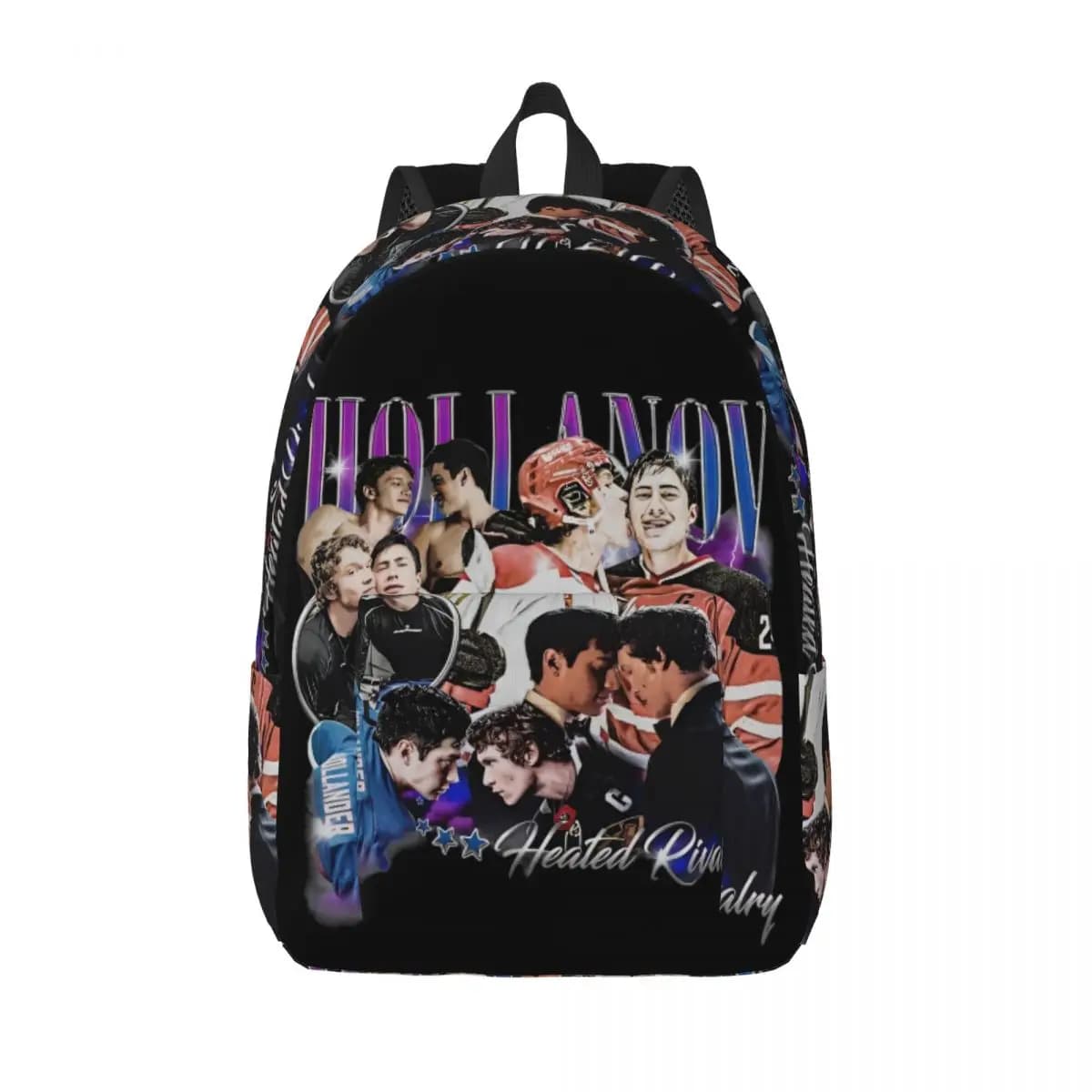Zaino Hollanov Hockey Romance per uomo donna Cool High School escursionismo viaggio zainetto borsa a tracolla per laptop rivalry riscaldata all'aperto