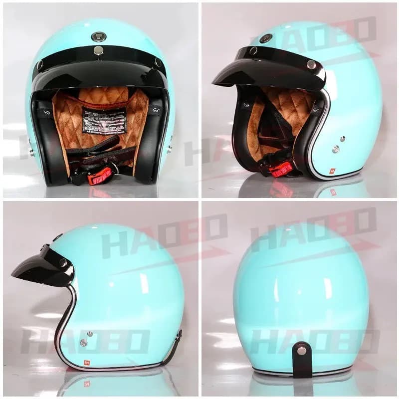 Casco Aperto TORC per Moto Estiva, Mezzo Casco da Uomo e Donna, con Visiera a Bolla, per Bici Elettrica, Casco Moto