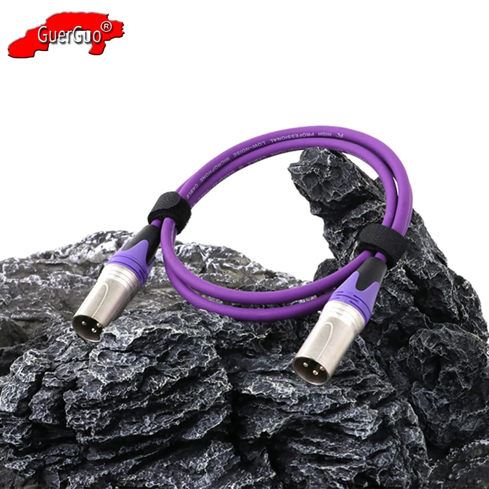 0.2M-30M XLR 3Pin maschio a maschio M/M OFC Karaoke MIC Audio Extension Sound Cannon Cable per Mixer Audio amplificatori di potenza fotocamera