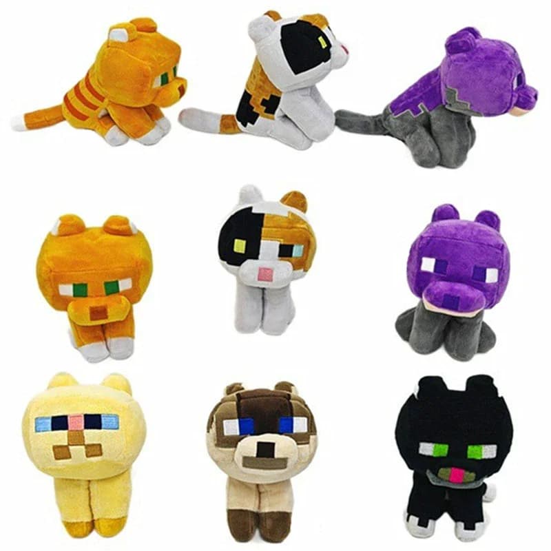 Kawaii Sandbox world Flower cat Peluche gatto persiano. bambola di peluche Le bambole di peluche animali sono morbide e non facilmente deformabili. Piccolo regalo