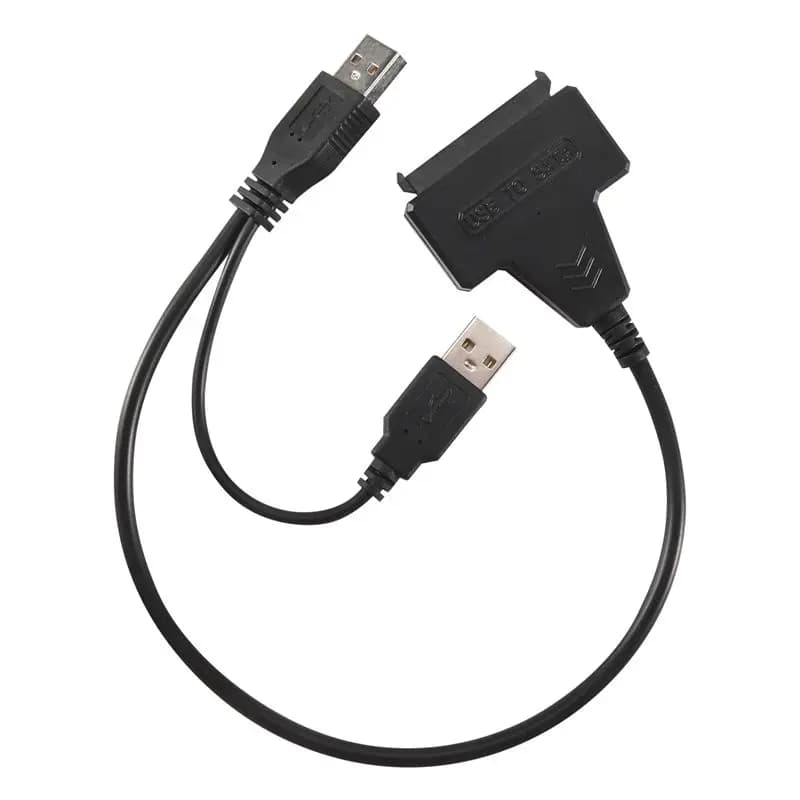USB2.0 To SATA Adapter Cable 33Cm For 2.5 Inch External SSD HDD
