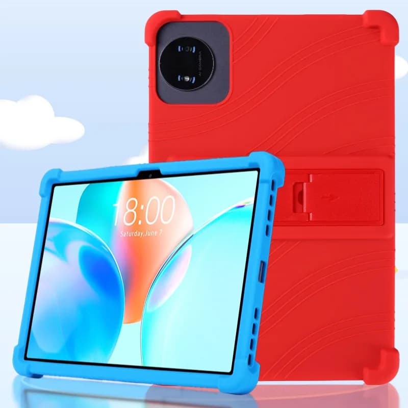Custodia per tablet Teclast P50T da 11 pollici con supporto, antiurto, regolabile, in morbido silicone, guscio protettivo