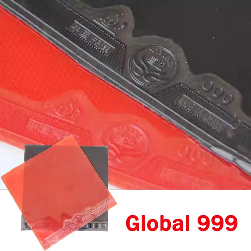 GLOBE 999 Pips-in OX Rubber for Ping Pong Super Rack Adhesive, Strapless Particle