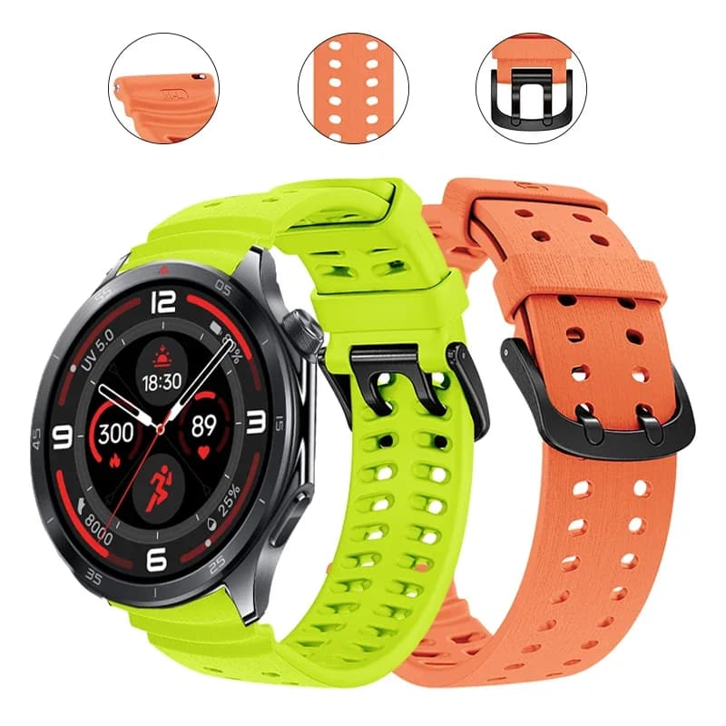 Cinturino ufficiale da 22 mm per OnePlus Watch 3 2 2R Smartwatch Cinturino in morbido silicone traspirante compatibile con Oneplus Watch