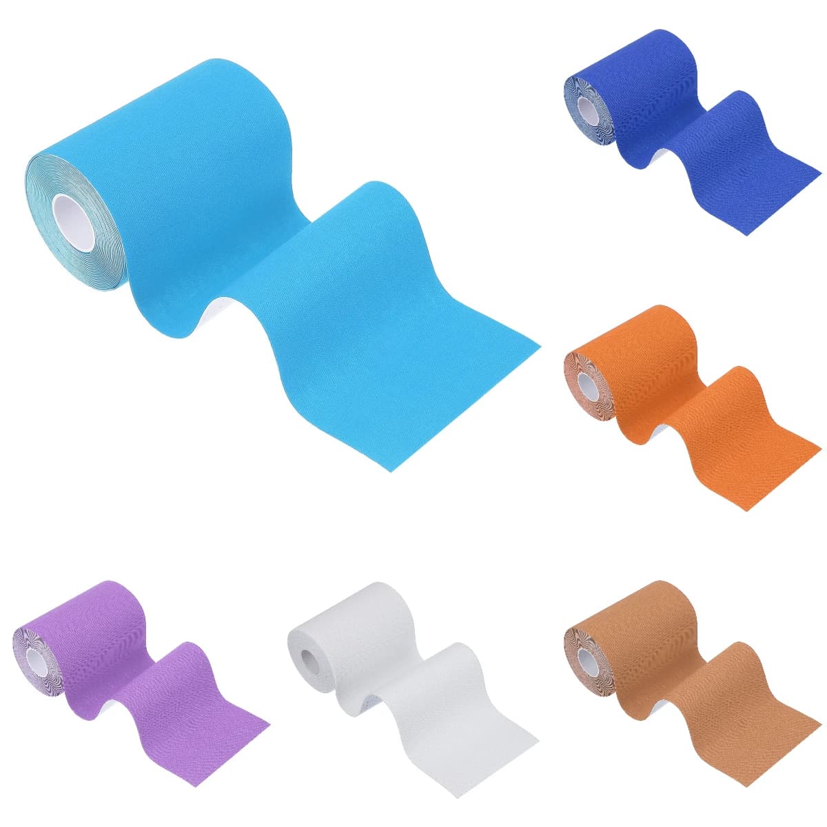 Nastro kinesiologico da 10 cm di larghezza Nastri adesivi per supporto muscolare sportivo in cotone Nastro elastico impermeabile per spalla polso caviglia ginocchio