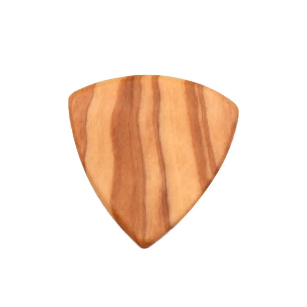 Plettro per chitarra Plettri per chitarra in legno Plettri triangolari da 2 mm in legno d'oliva