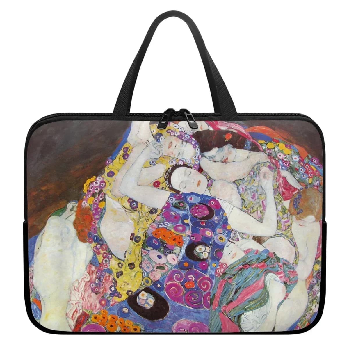 Borsa per Laptop con Design 'Il Bacio'/Giglio d'Acqua, Custodie per Tablet di Gustav Klimt/Monet, Borse Portatili Personalizzate per PC 2023