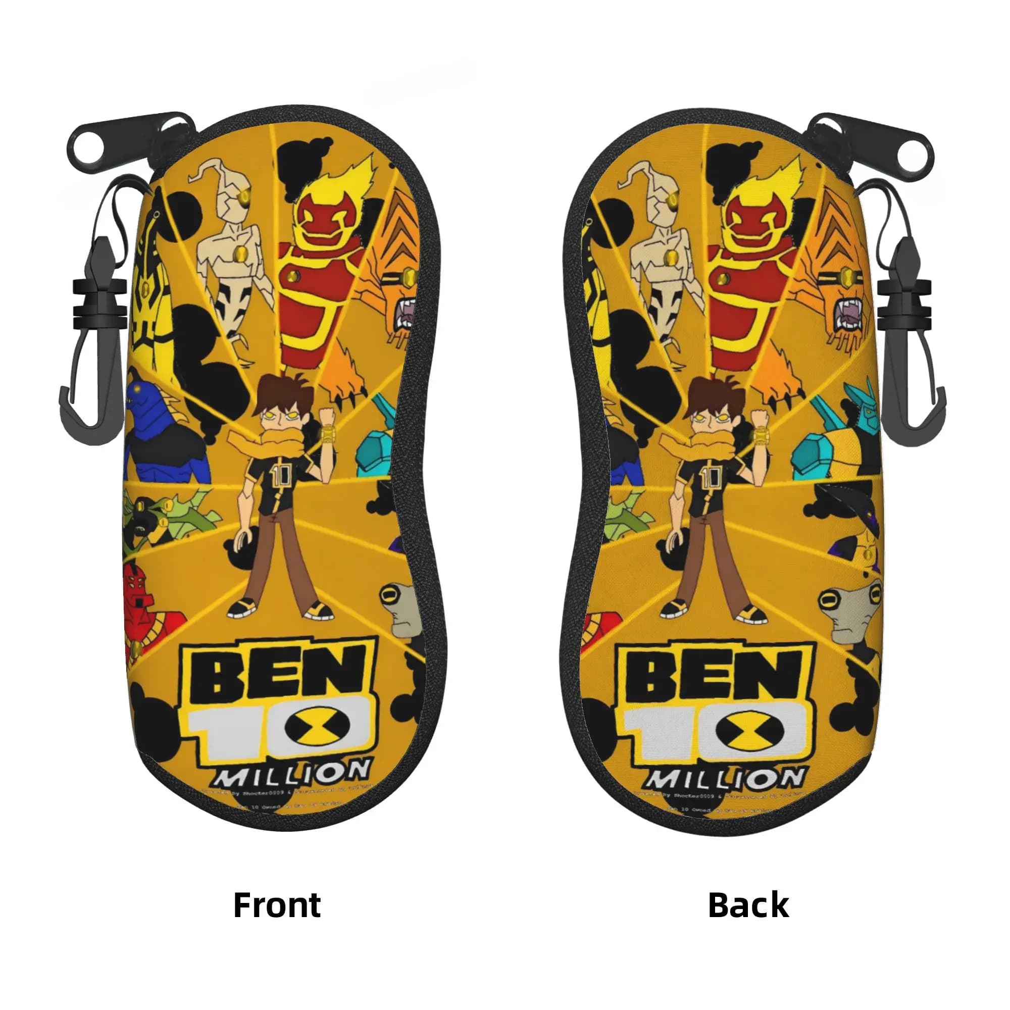 Ben 10 Omnitrix Glasses Case Cover Print Sunglasses Pouch Soft Pocket Eyeglass Protector Unisex Eyewear Accessory