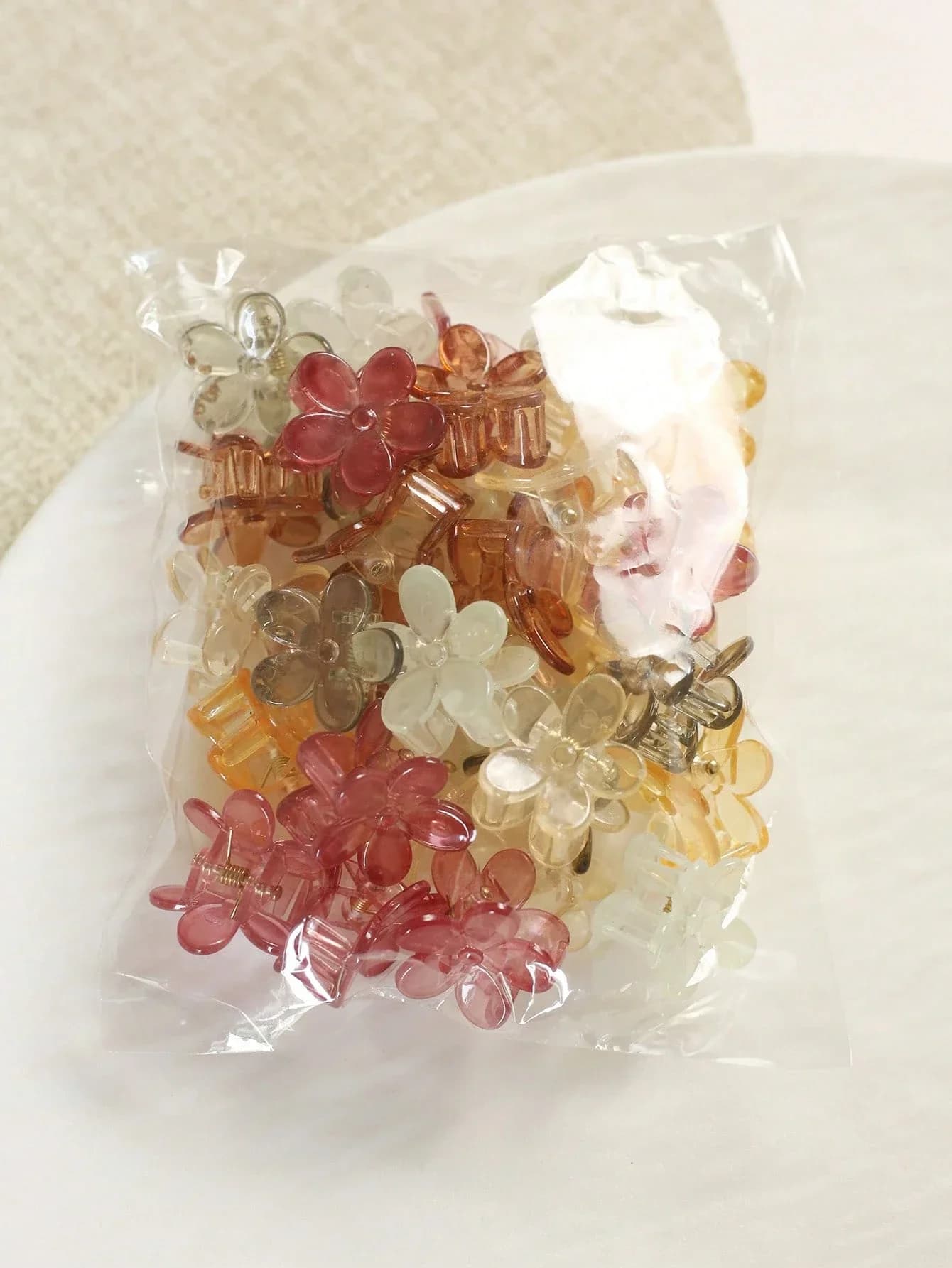 20 mini fermagli per capelli a forma di fiore per donna, accessori per capelli, piccoli fermagli per frangia e capelli ribelli