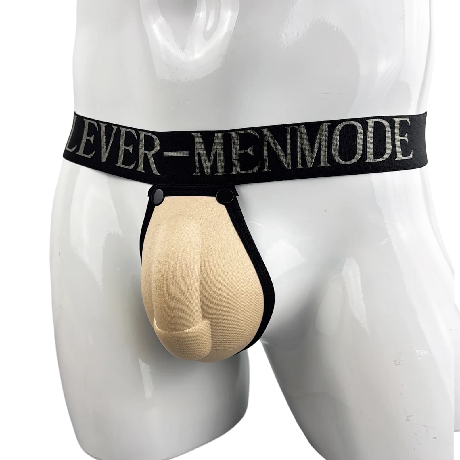 Cuscinetti in spugna sexy staccabili da uomo, fascia elastica, perizoma intimo, custodia per pene sexy