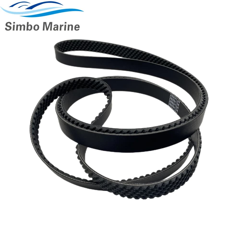 3889124 cinghia di trasmissione dell'alternatore a serpentina per motori Volvo Penta 4.3L 5.0L 5.7L 3817287