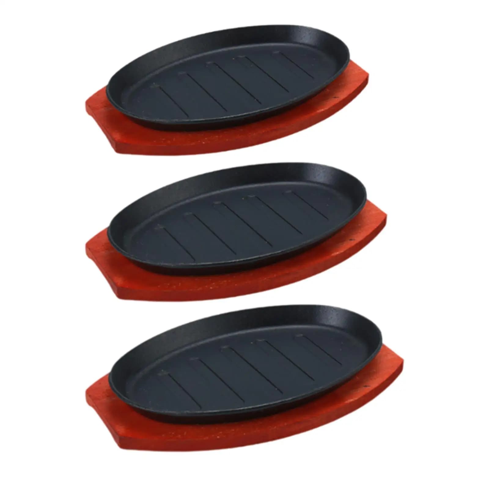 Plate for steak in cast iron plate for steak plate for steak Fajita dish for Japanese steak for outdoor camping holiday of the house restaurant