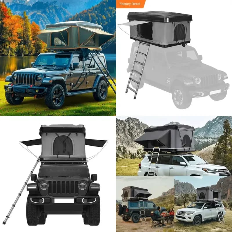 Customisable Roof Top Car Tent Custom 4x4 Offroad Trailer - Foldable Vehicle Car Camping Roof Top Tent Carbon Fiber