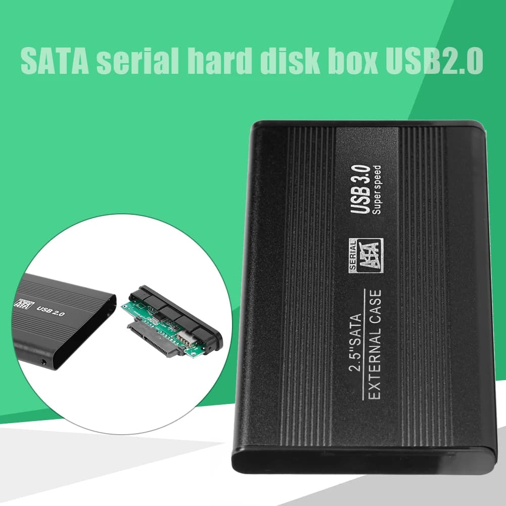 HDD Case 2.5 inch USB 3.0 to SATA External Portable SSD Hard Drive Enclosure