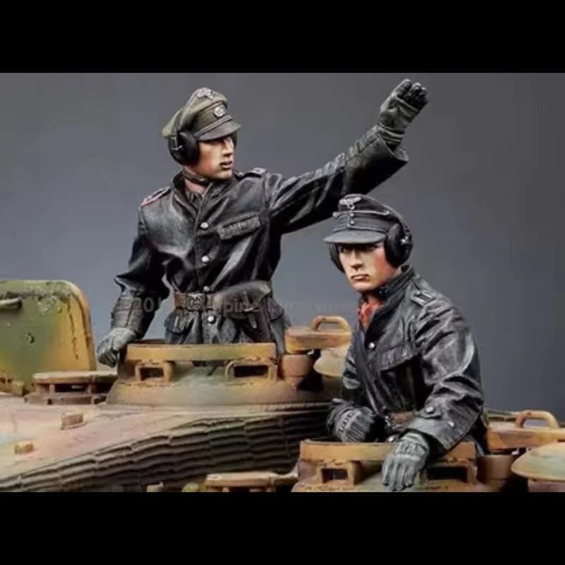 Kit modello in resina 1/35 GK, tema militare, smontato e non verniciato 568