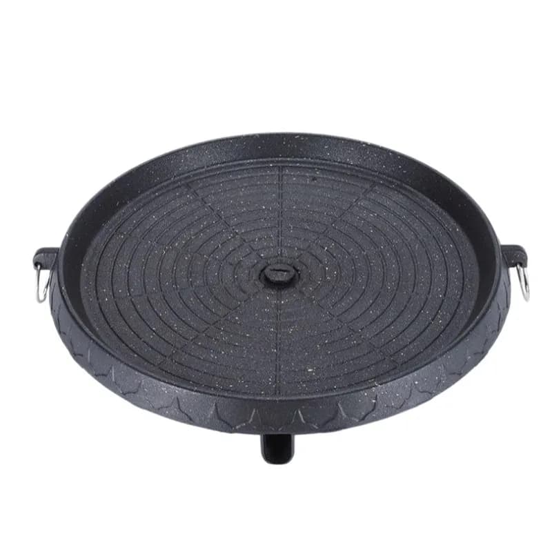 Korean Barbecue Pan Maifanshi Non-stick Barbecue Pan Household Smokeless Frying Pan Cassette Stove Open Flame Baking