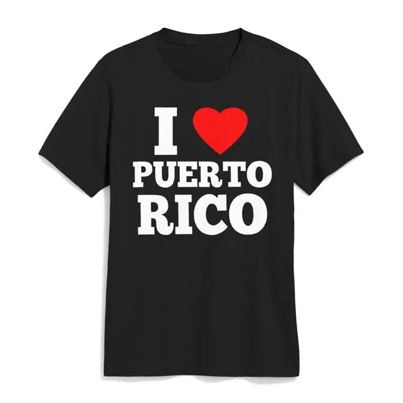 Adoro la maglietta USA di Porto Rico