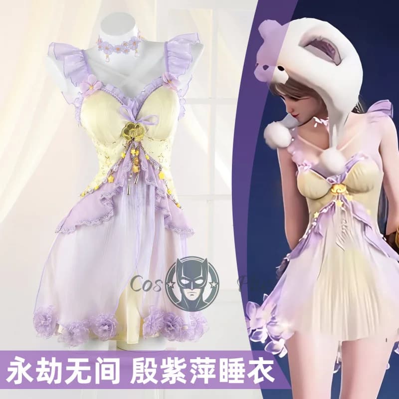 Naraka: Bladepoint Yin Ziping Cosplay Costume Uniform Halloween Carnival Party Christmas Play Role Clothes Clothing for Women