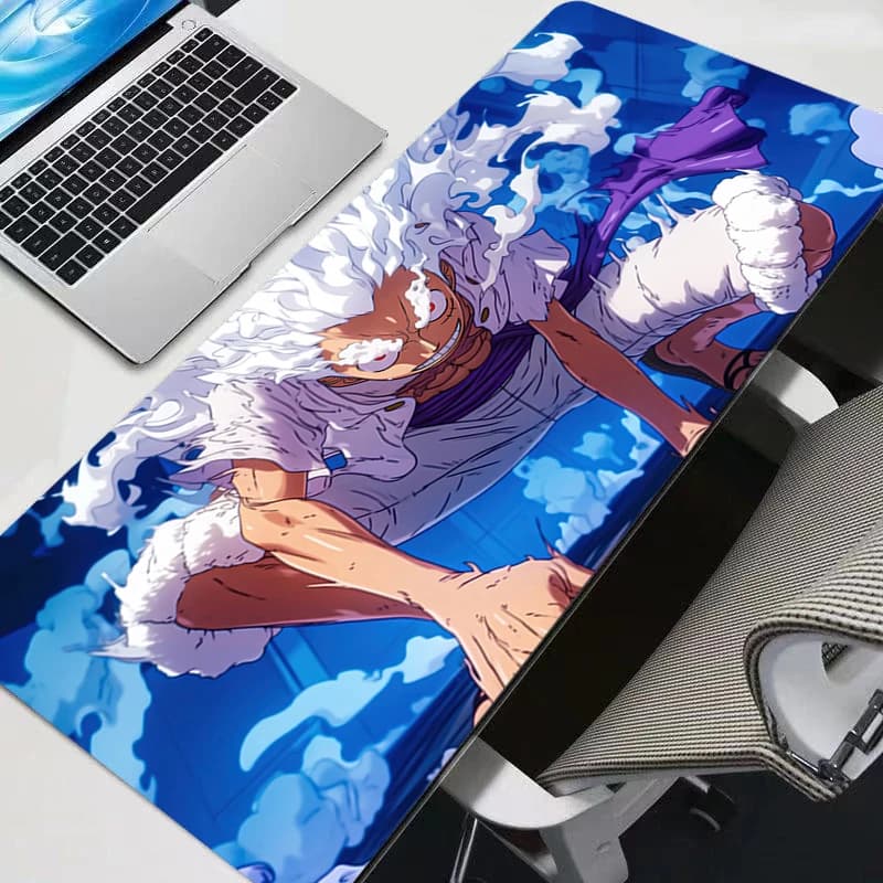 One Piece Monkey·D·Luffy Mouse Pad Gamer Tappetino da scrivania PC Computer Sexy Anime Mousepad Tastiera Accessori da gioco Mausepad