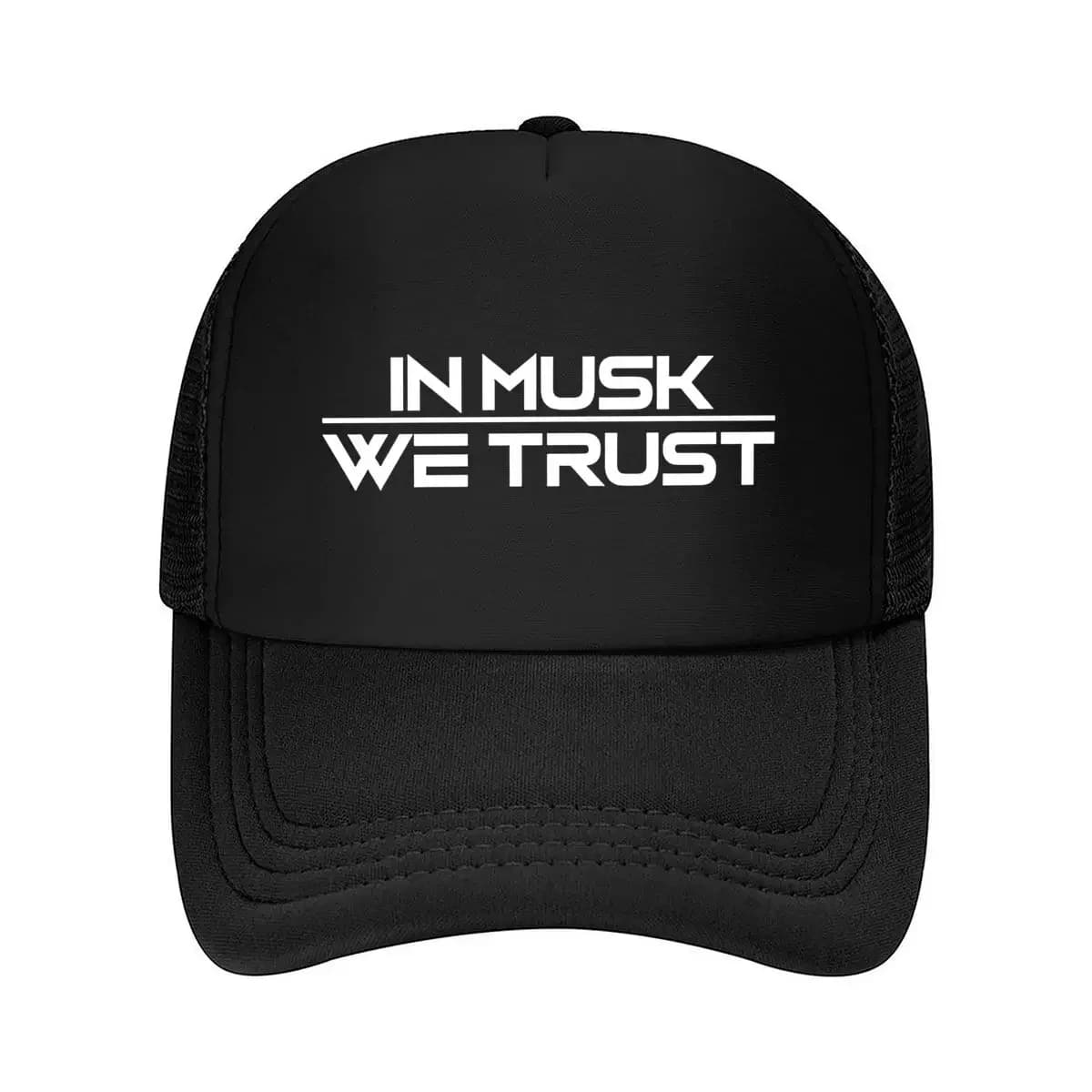 Musk Trust Pop - Cultura - Ispirato, berretto da baseball in rete con design tributo a figure tecnologiche